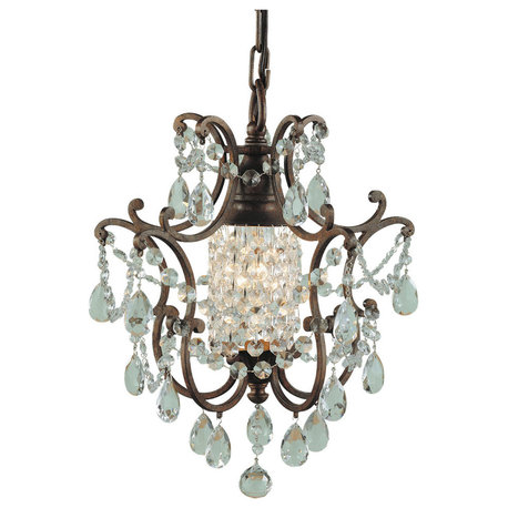 Feiss Maison De Ville 1-Bulb British Bronze Chandelier