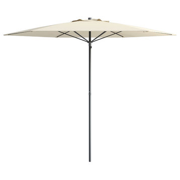 Corliving Ppu-610-U 7.5Ft Deluxe Beach Umbrella, Warm White