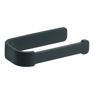 Kohler K-23528-BL Matte Black Parallel Wall Mounted Pivoting Toilet Paper  Holder 