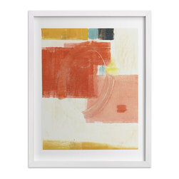 Red Circle Composition by Kate Quale - Fine Art Prints