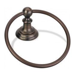 Hardware Resources - Brushed Oil Rubbed Bronze Towel Ring, Brushed Oil Rubbed Bronze - Towel Rings