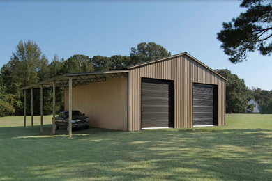 Example of a transitional exterior home design in Atlanta