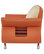 Global Furniture USA Beige And Orange Chair