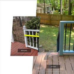A deck renewal in Cary - Products