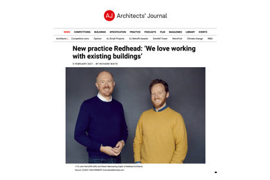 As featured in Architects Journal