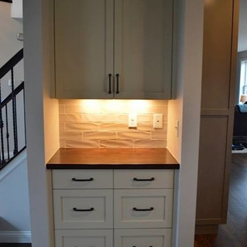 Custom Stained Kitchen