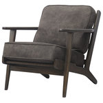 New Pacific Direct - Albert Accent Chair, Pewter Hide - Albert Accent Chair - Pewter HideAlbert Fabric or Leather Accent Chair  The squared-off design of the Albert Accent will round out any seating ensemble. Low-slung and upholstered with polyurethane leather and a solid oak frame, the Albert would be perfect in any contemporary setting. Fully assembled,  in other color options.