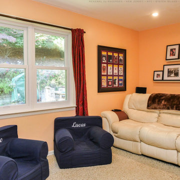 New Windows in Relaxed Family Room - Renewal by Andersen NJ / NYC