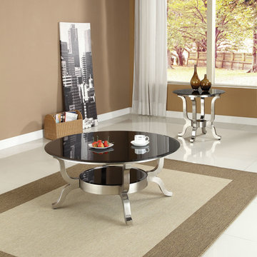 Rosa Chrome Occasional Table Set - $1186.31