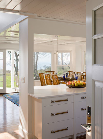 Beach Style Dining Room by Michael McKinley and Associates, LLC