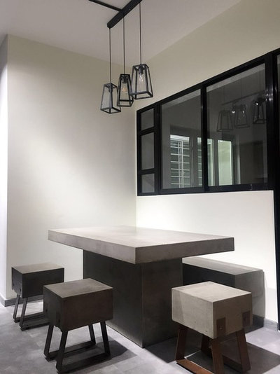 Industrial Dining Table Sets by Martlewood Pte Ltd