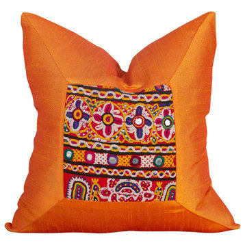 Vaani Indian Silk Decorative Pillow