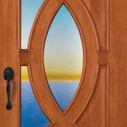 Lombard&reg; Sunset  4986 (right)  Shown in cherry  with UltraBlock&reg; technology - Windows And Doors