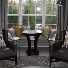Bench by window table