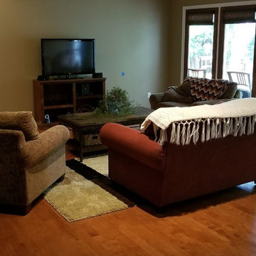 Maple Flooring with Gunstock Stain