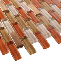 Glossy Carpet Subway Glass Mosaic Tiles - Home Accessories & Decor