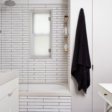 Bathroom - How to make tub blend with counter top (NOT DESIGN)