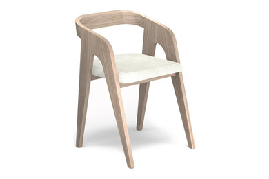 chaise design en chêne