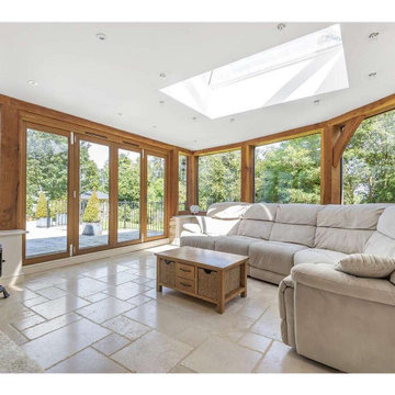 converted 1970’s bungalow into a contemporary cotswold home