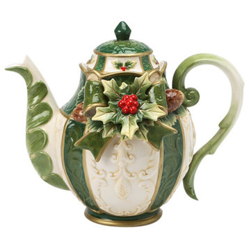 Holly Teapot