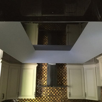 stretch ceiling in the kitchen
