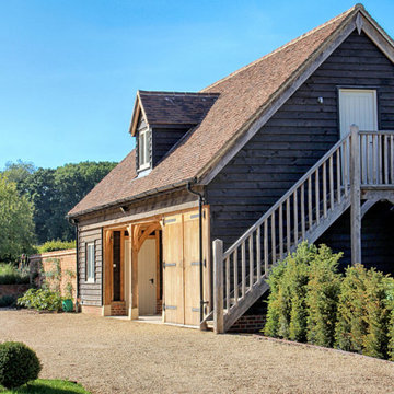 Room Above Oak Garage with External Staircase