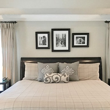 Media Traditional Master Bedroom