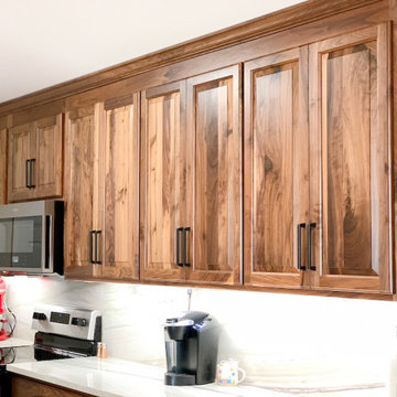 Deluxe Walnut Kitchen & Island