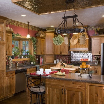 Log Home Kitchens
