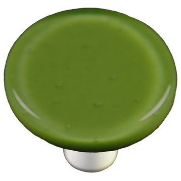 Olive Green Knob Round, Alum Post