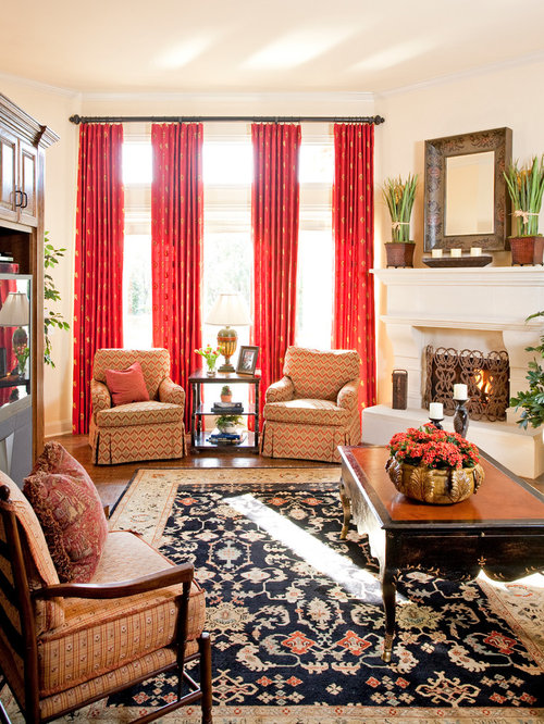 Best Red Curtains Design Ideas & Remodel Pictures | Houzz
