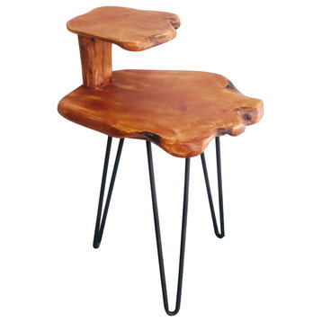 Greenage Cedar Roots Coffee Table Dual Top, 18" X 15.5" X 26"