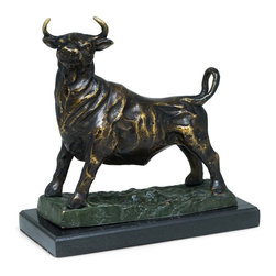 Majestic Bull Sculpture - Sculptures