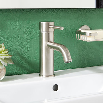 Hewitt Single-Hole Bathroom Faucet With Pop-Up Drain - Brushed Nickel