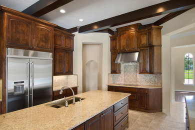 Inspiration for a mediterranean kitchen remodel in Houston