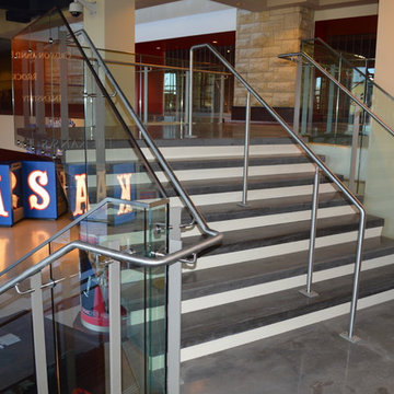 Stairs at Allen Fieldhouse, University of Kansas