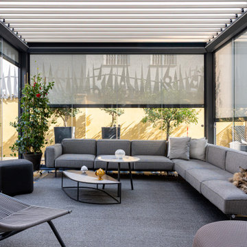 Rinnovo di un appartamento con terrazzo d'autore