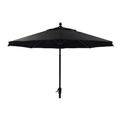 Christy Sports 9' Push Tilt Market Umbrella in Anthracite - Outdoor Umbrellas