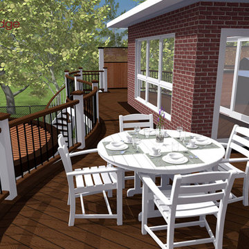 Deck Design Packages - Circular Pergola