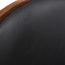 vidaXL Adjustable Swivel Bar Stool Leather With Backrest