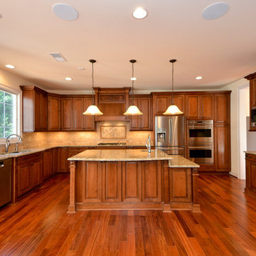 Hardwood kitchen