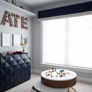 City Chic - Full First Floor, Basement, Playroom Remodel - Alexandria, VA