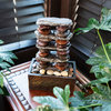 Alpine Stacked Rocks Eternity Tabletop Fountain, 12" Tall