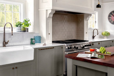 Inspiration for a craftsman kitchen remodel in Other