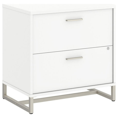 Office by kathy ireland Method Lateral File Cabinet, Assembled, White