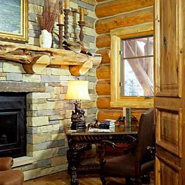 Mountain Log Home