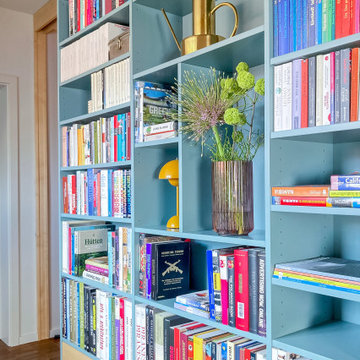 Umwandlung eines Flures in ein Home Office, Bibliothek und Garderobe