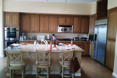 Kitchen before changes were made.