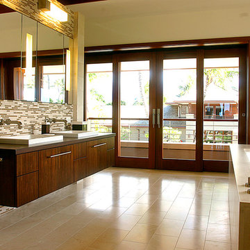 Island Bath (Cabinet Parts; FineWoods Hawaii)
