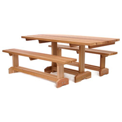 Transitional Outdoor Dining Sets by All Things Cedar Inc.